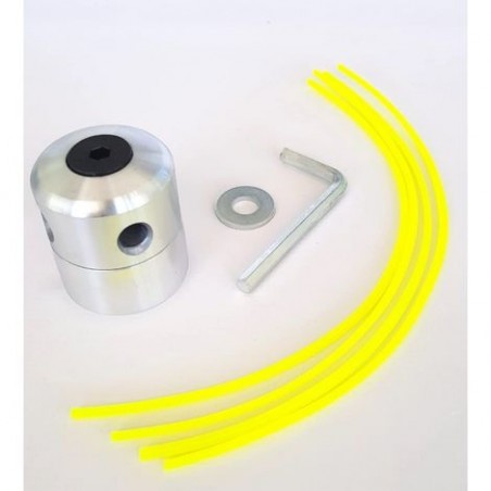 TESTINA PER DECESPUGLIATORE 4/8 FILI ALLUMINIO UNIVERSALE