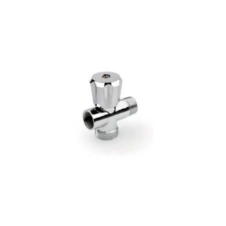 RUBINETTO LAVATRICE A TRE VIE 1/2X1/2X3/4
