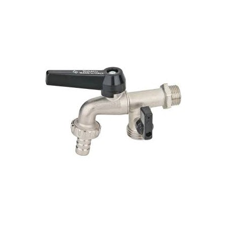 RUBINETTO A SFERA CON ATTACCO LAVATRICE 1/2X3/4