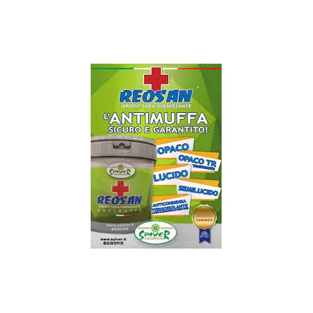 IDROPITTURA REOSAN ANTIMUFFA ANTICONDENSA LT.14 SPIVER
